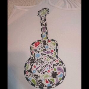 Colorful Guitar Wall Art Decor